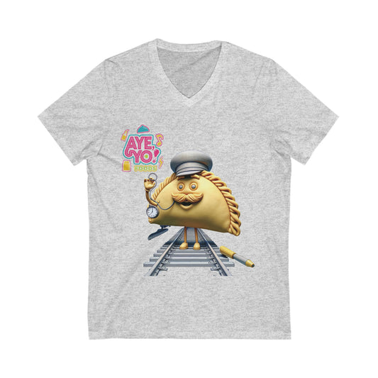 Funny Taco V-Neck Tee, Casual T-Shirt for Food Lovers, Taco Tuesday Shirt, Unique Gift for Birthdays, Fun Apparel