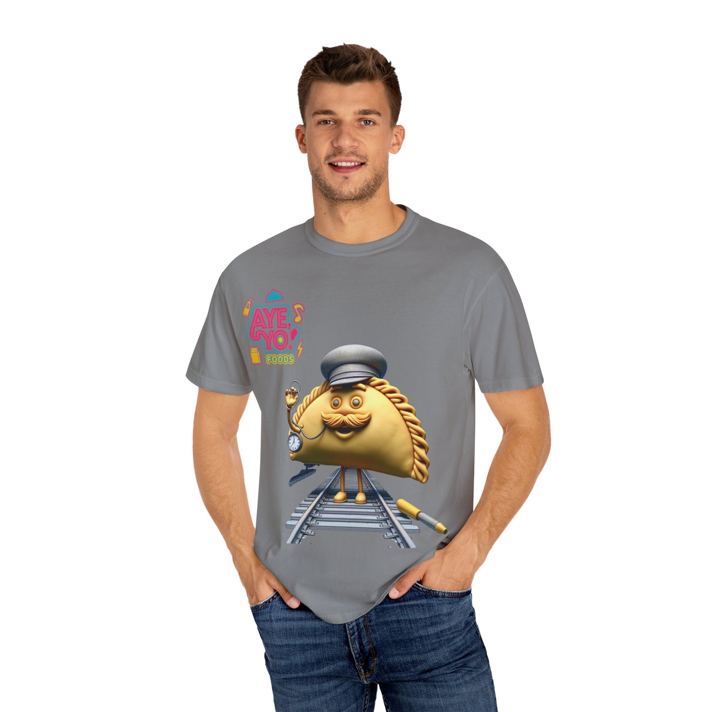 Unisex T-shirt - Empanada Train Conductor Design