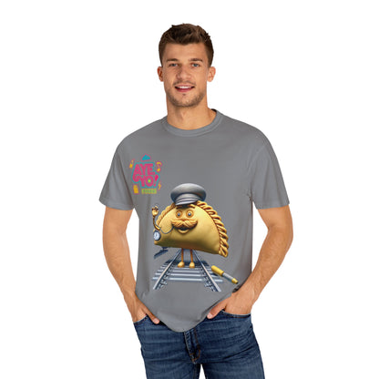 Unisex T-shirt - Empanada Train Conductor Design