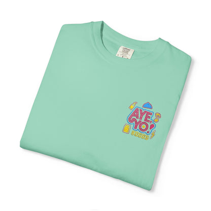 Embroidered T-Shirt - Aye Yo Foods Design