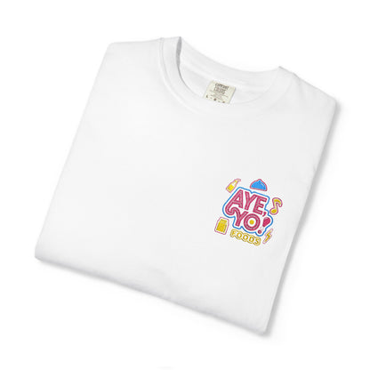Embroidered T-Shirt - Aye Yo Foods Design