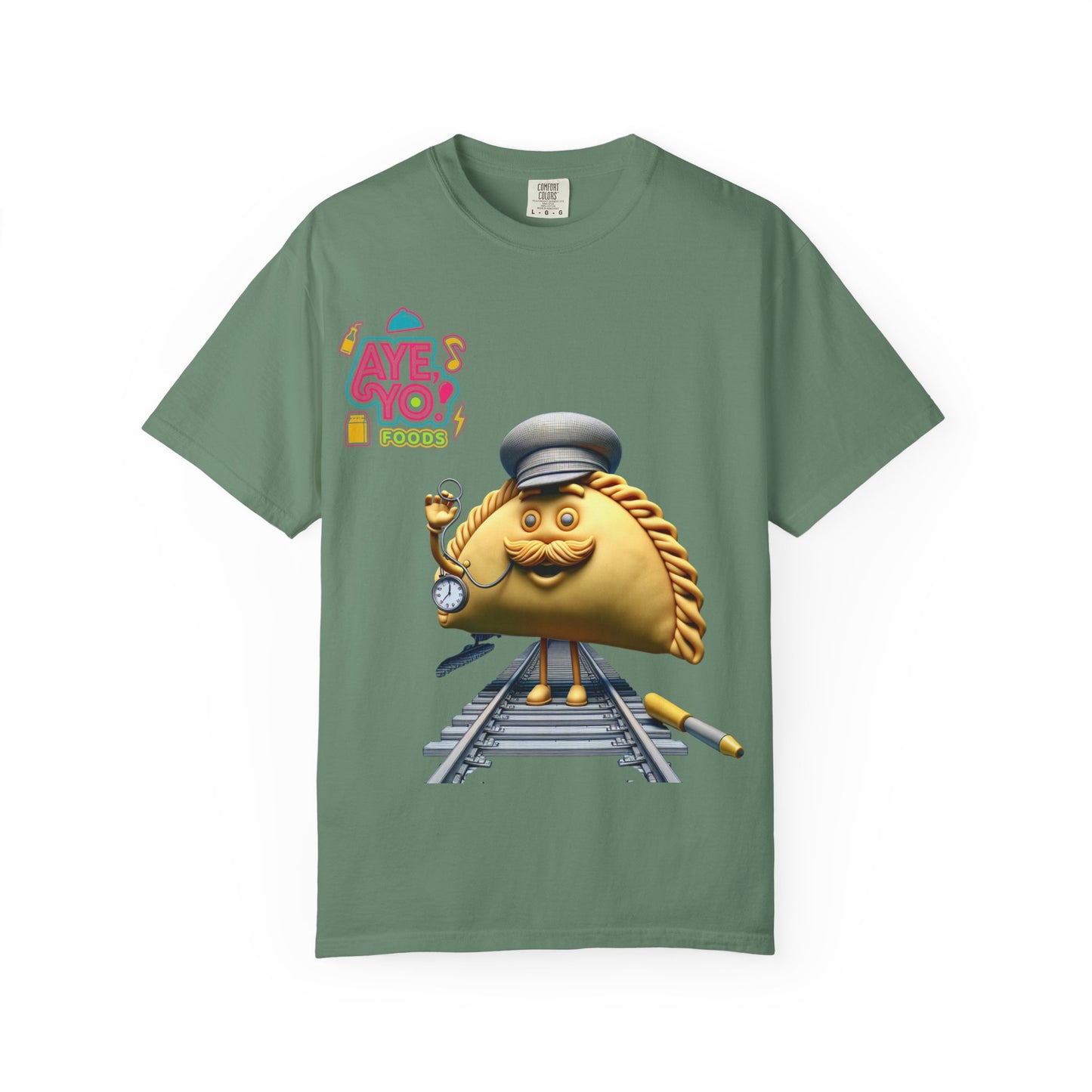 Unisex T-shirt - Empanada Train Conductor Design