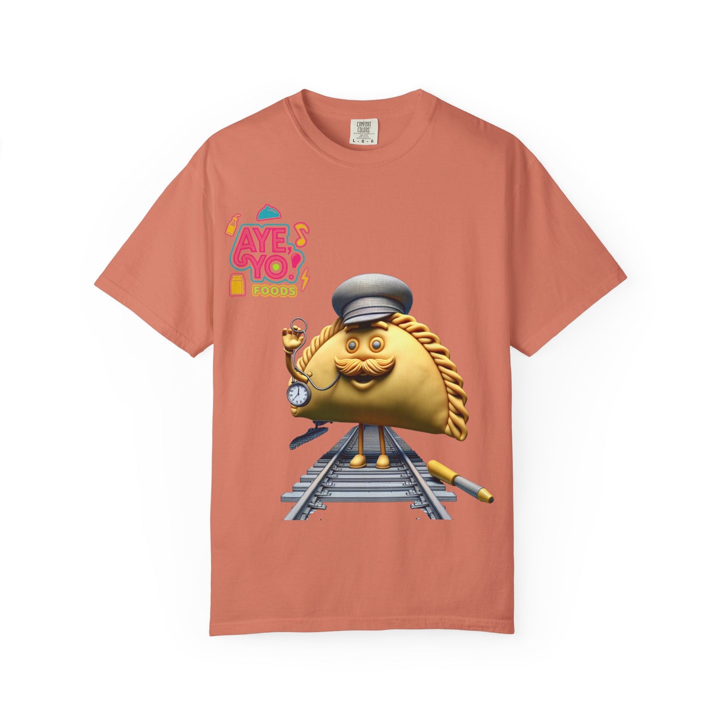 Unisex T-shirt - Empanada Train Conductor Design