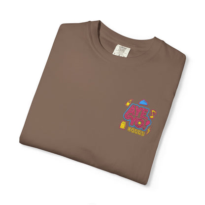 Embroidered T-Shirt - Aye Yo Foods Design