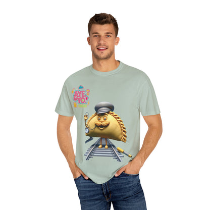 Unisex T-shirt - Empanada Train Conductor Design