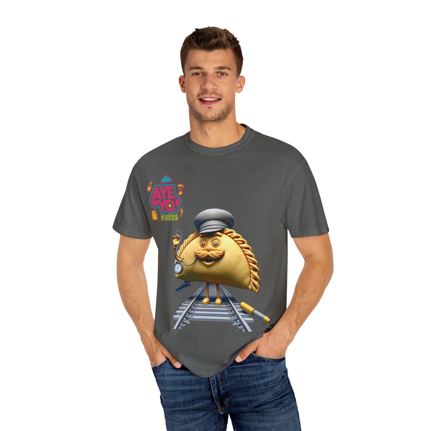 Unisex T-shirt - Empanada Train Conductor Design