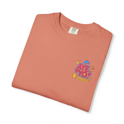 Embroidered T-Shirt - Aye Yo Foods Design