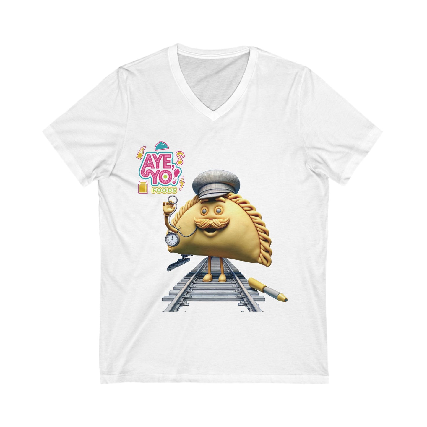 Funny Taco V-Neck Tee, Casual T-Shirt for Food Lovers, Taco Tuesday Shirt, Unique Gift for Birthdays, Fun Apparel