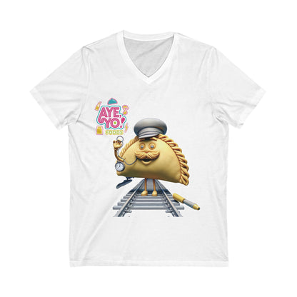 Funny Taco V-Neck Tee, Casual T-Shirt for Food Lovers, Taco Tuesday Shirt, Unique Gift for Birthdays, Fun Apparel