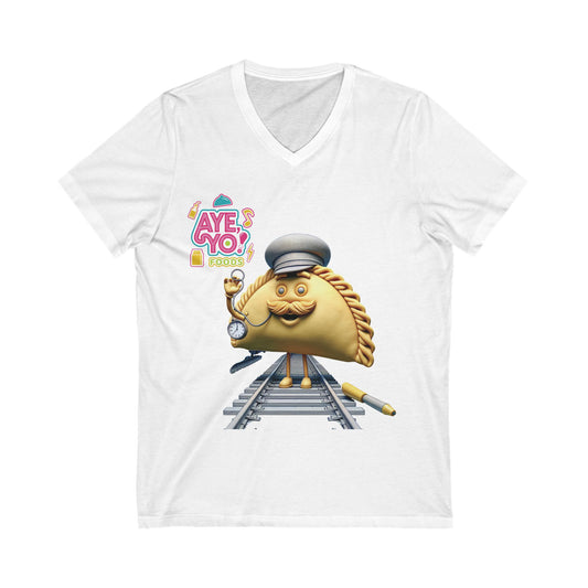 Funny Taco V-Neck Tee, Casual T-Shirt for Food Lovers, Taco Tuesday Shirt, Unique Gift for Birthdays, Fun Apparel