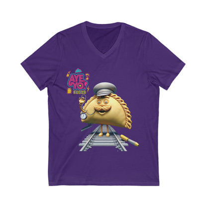 Funny Taco V-Neck Tee, Casual T-Shirt for Food Lovers, Taco Tuesday Shirt, Unique Gift for Birthdays, Fun Apparel