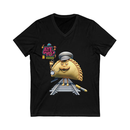 Funny Taco V-Neck Tee, Casual T-Shirt for Food Lovers, Taco Tuesday Shirt, Unique Gift for Birthdays, Fun Apparel