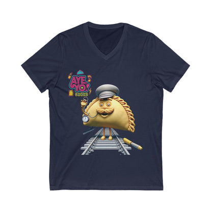 Funny Taco V-Neck Tee, Casual T-Shirt for Food Lovers, Taco Tuesday Shirt, Unique Gift for Birthdays, Fun Apparel