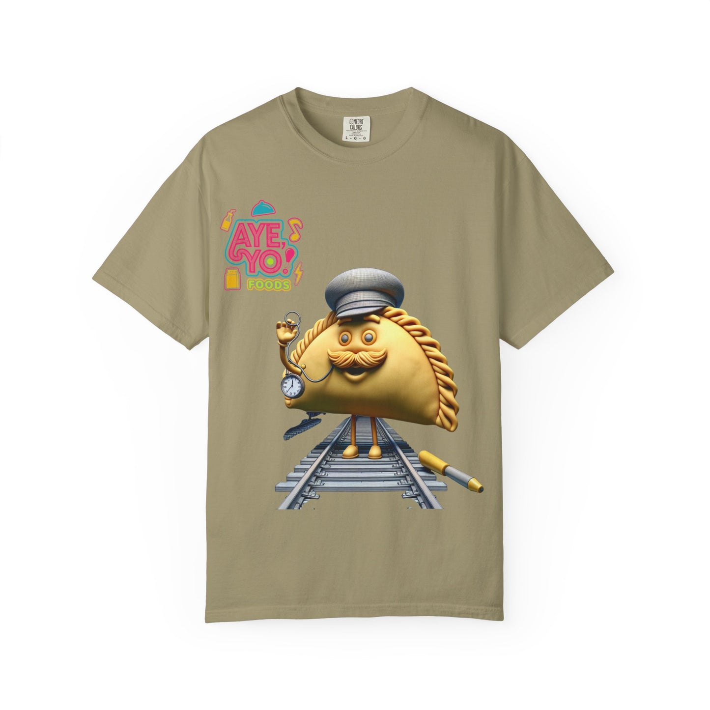 Unisex T-shirt - Empanada Train Conductor Design
