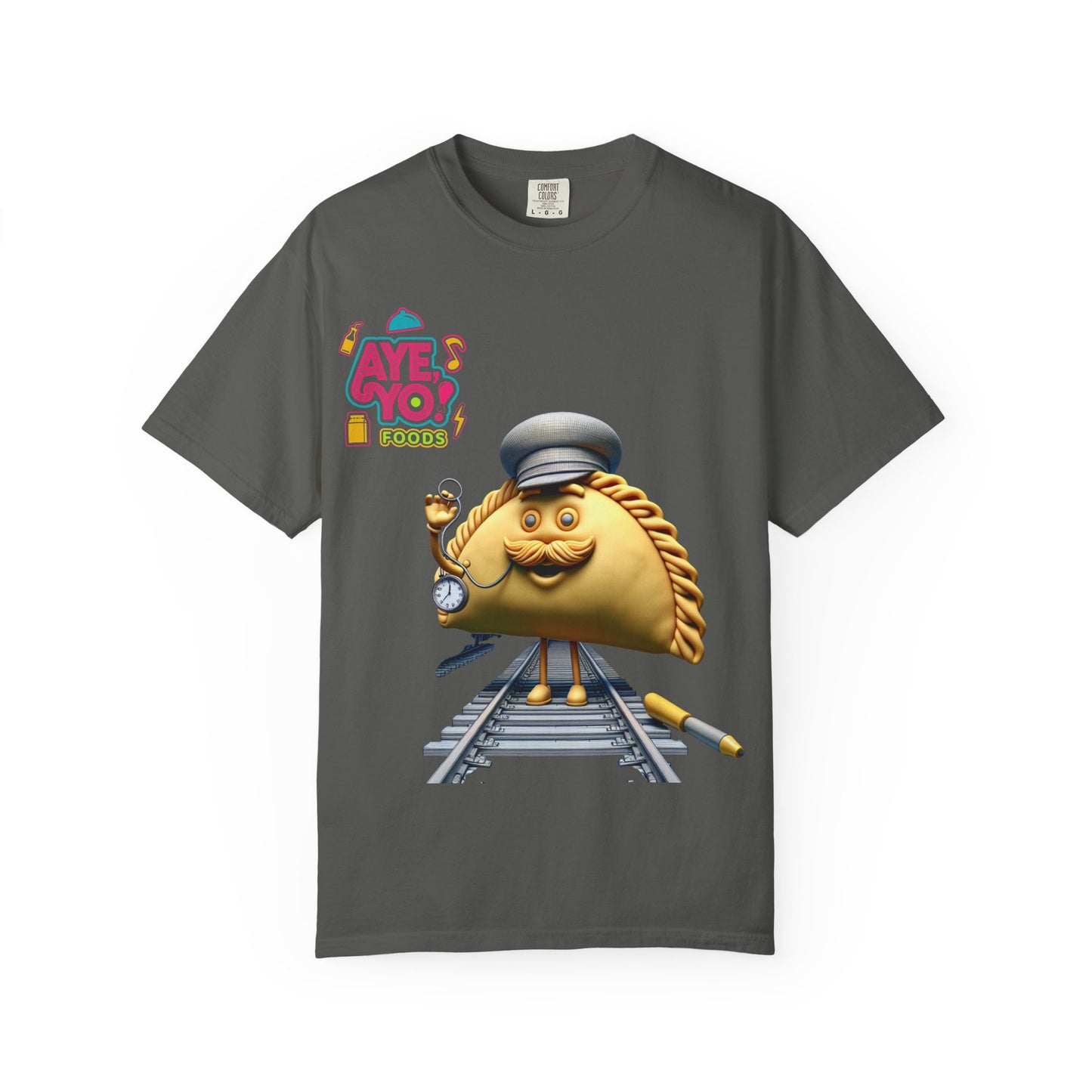 Unisex T-shirt - Empanada Train Conductor Design