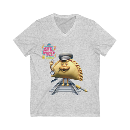 Funny Taco V-Neck Tee, Casual T-Shirt for Food Lovers, Taco Tuesday Shirt, Unique Gift for Birthdays, Fun Apparel