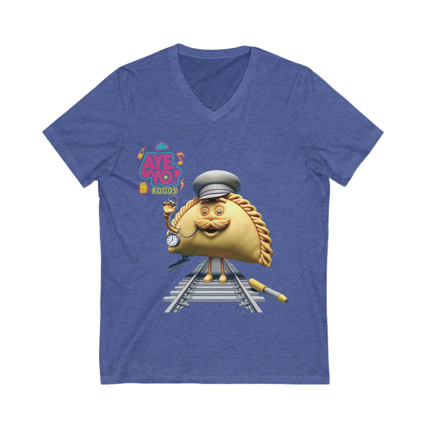 Funny Taco V-Neck Tee, Casual T-Shirt for Food Lovers, Taco Tuesday Shirt, Unique Gift for Birthdays, Fun Apparel