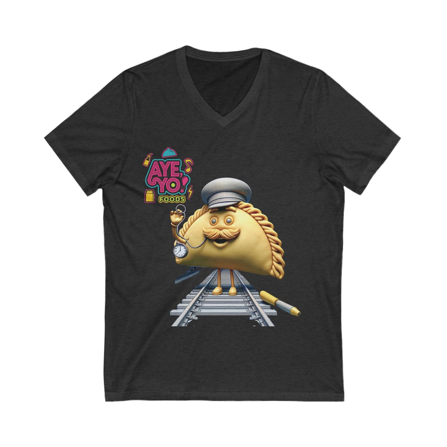 Funny Taco V-Neck Tee, Casual T-Shirt for Food Lovers, Taco Tuesday Shirt, Unique Gift for Birthdays, Fun Apparel