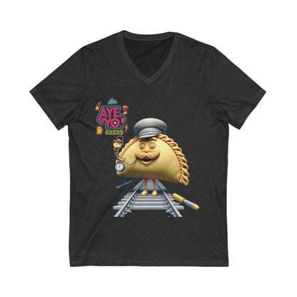 Funny Taco V-Neck Tee, Casual T-Shirt for Food Lovers, Taco Tuesday Shirt, Unique Gift for Birthdays, Fun Apparel
