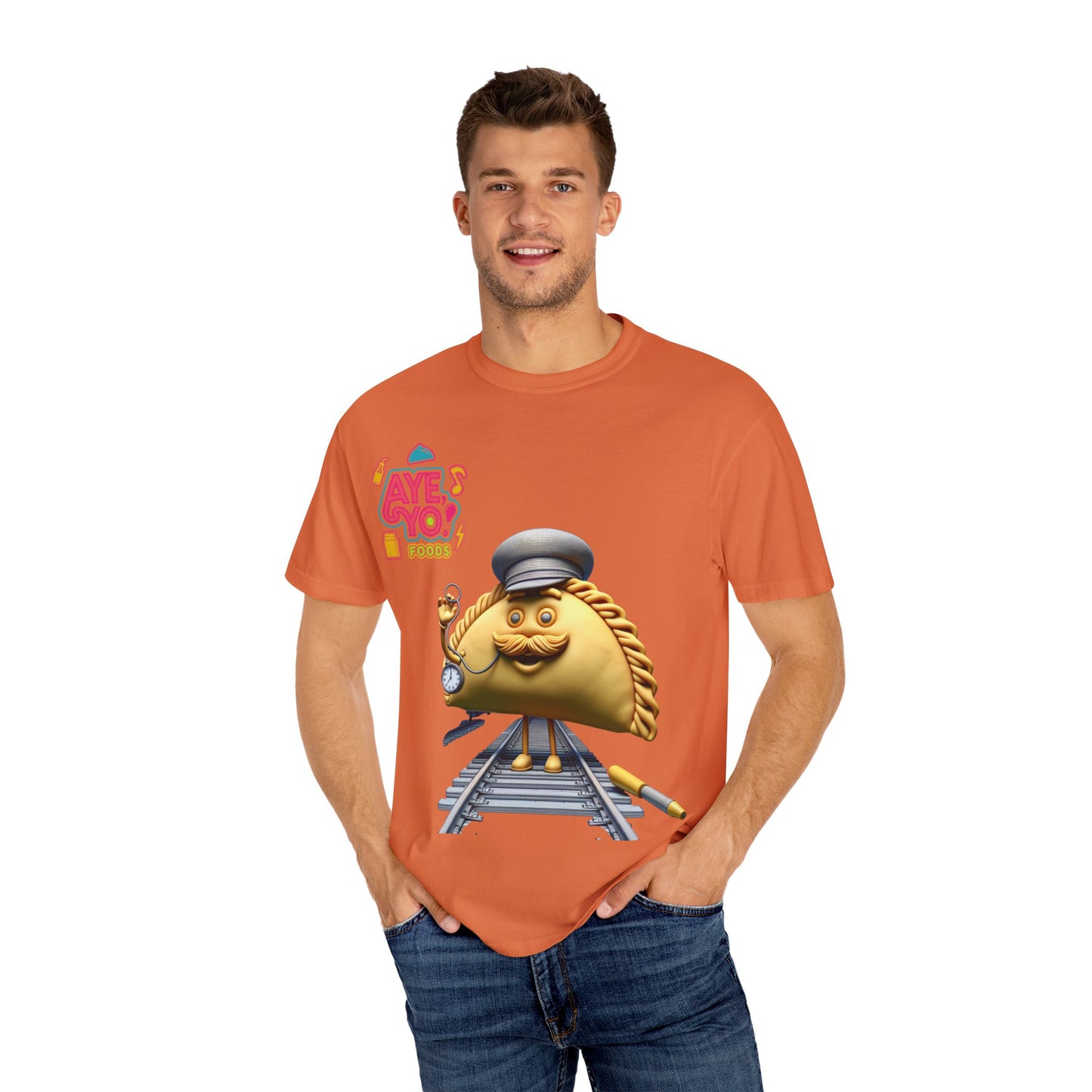 Unisex T-shirt - Empanada Train Conductor Design